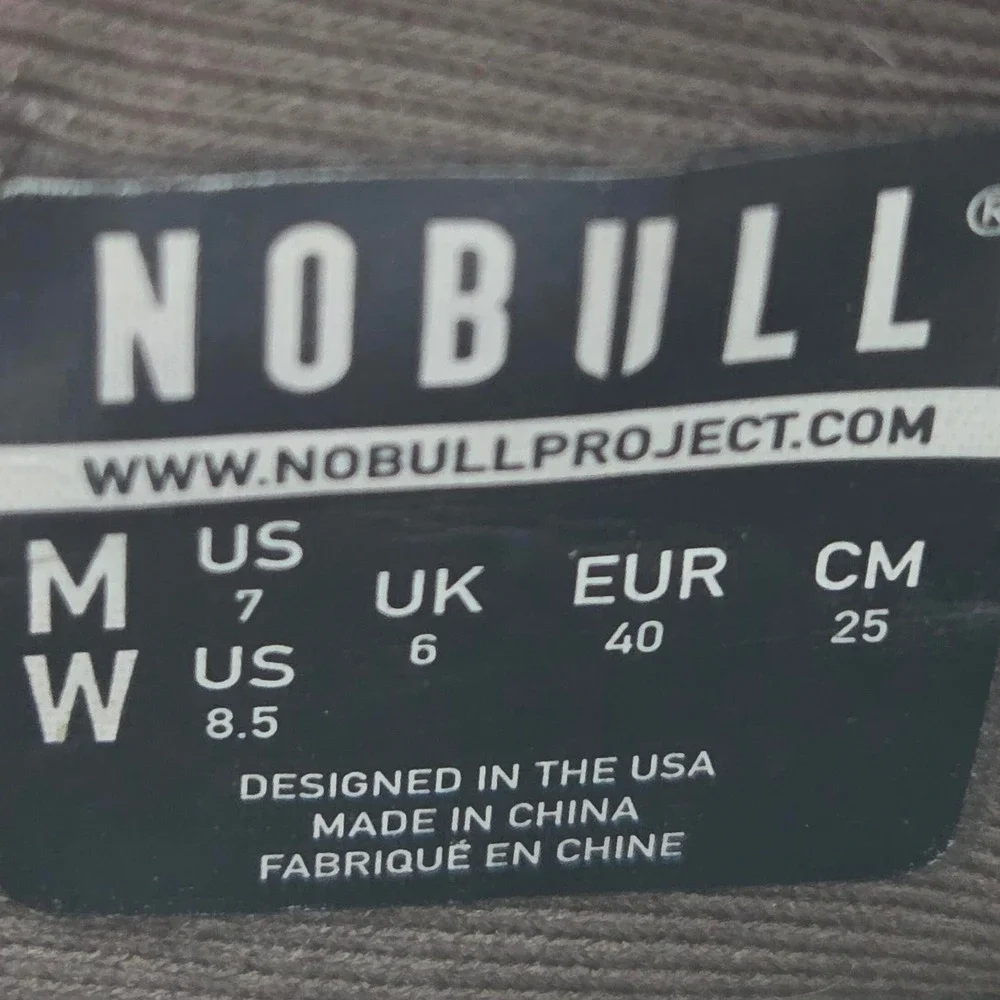 NOBULL Outwork CrossFit Training Shoes Womens 8.5 Brown Athletic Running Gym
